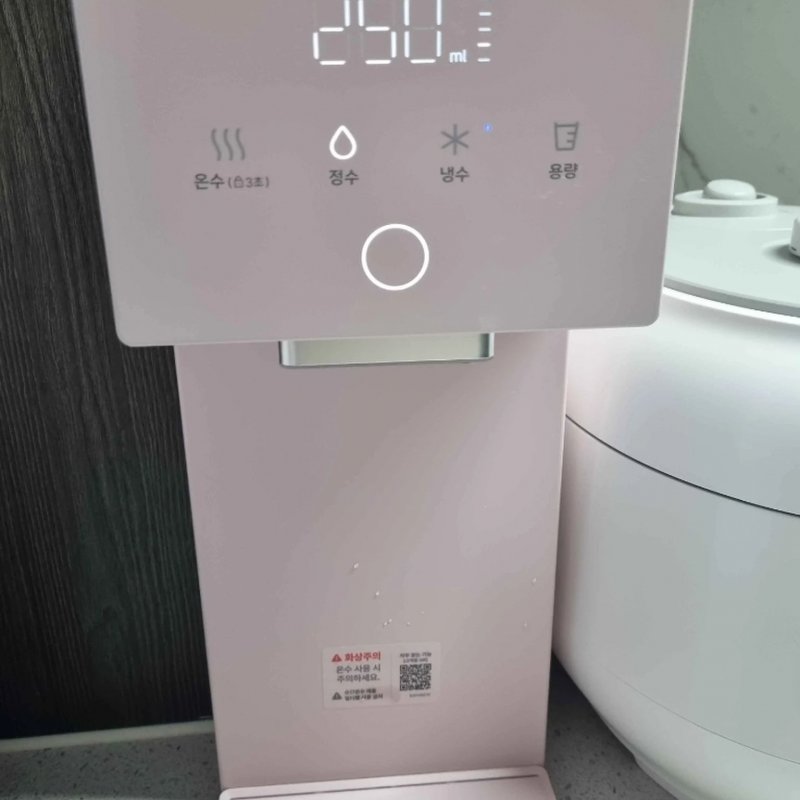 코웨이냉온정수기 냉온정수기 설치 실사