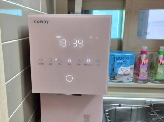 경기 부천 중동 냉온정수기 설치 실사