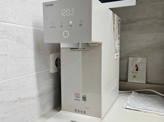 경기 안양 평촌 냉온정수기 설치 실사